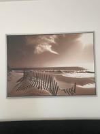 TEAB Grote lijst met Ondergaande zon strand, Ophalen, Zo goed als nieuw, Schilderij, 100 tot 125 cm