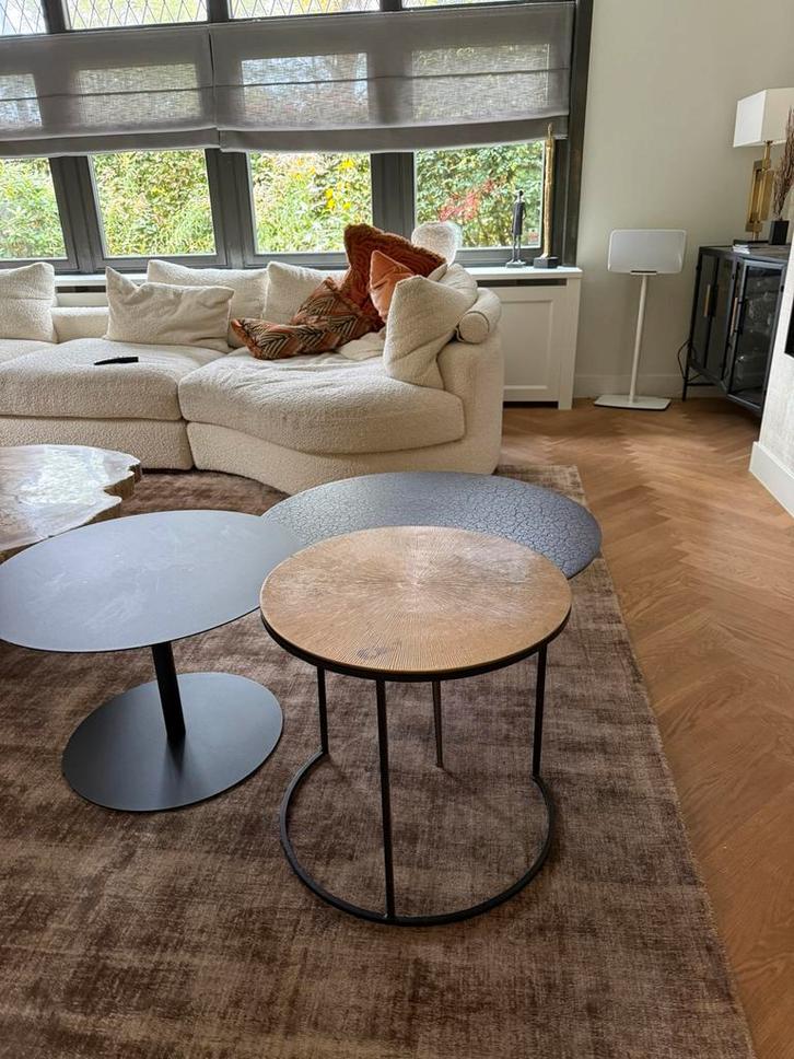 ❤️ Set 3 design salontafels / salontafel ❤️, Huis en Inrichting, Tafels | Salontafels, Zo goed als nieuw, Minder dan 50 cm, 50 tot 100 cm