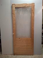 Vuren Balkondeur 83 x 201.5 cm, Doe-het-zelf en Verbouw, Deuren en Horren, Ophalen, 80 tot 100 cm, Nieuw, 200 tot 215 cm