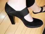 Hogan pumps maat 40 1/2 zwart suède elastieken wreefband, Pumps, Verzenden, Zwart, Hogan