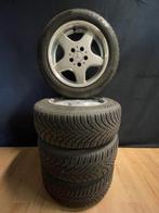 Mercedes 16 Inch + Continental Winterbanden, Ophalen, Gebruikt, Banden en Velgen, Personenwagen