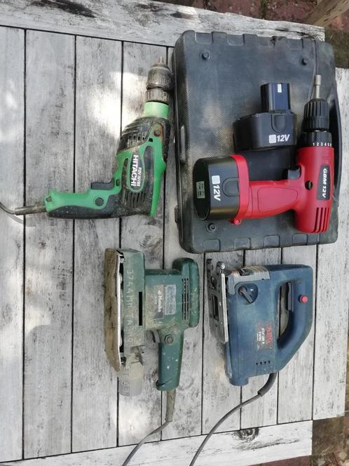 Gereedschap set 1, Doe-het-zelf en Verbouw, Gereedschap | Boormachines, Gebruikt, Boormachine, 600 watt of meer, Ophalen