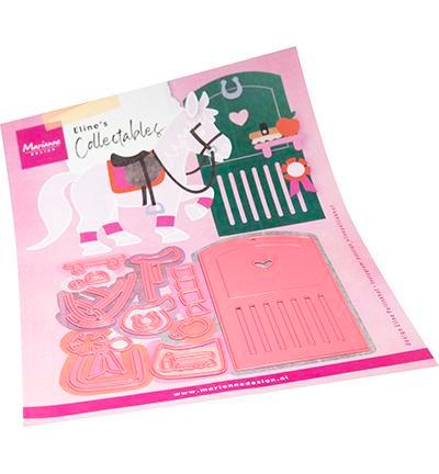 Paarden accessoires snijmal Marianne Design COL1569 pony, Hobby en Vrije tijd, Kaarten | Zelf maken, Nieuw, Dieren, Ophalen of Verzenden