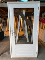 ACHTERDEUR MET KOZIJN (B107,5xH207) DUBBELGLAS, Doe-het-zelf en Verbouw, Deuren en Horren, 200 tot 215 cm, Vouwdeur, Glas, Ophalen