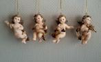 4 Polystone engeltjes hangers 8.5 cm hoog, Ophalen of Verzenden, Zo goed als nieuw, Religie