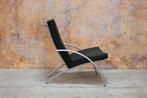 ZGANieuw zwarte leren Harvink Uncle Sam design fauteuil, Harvink, Harvink, Minder dan 75 cm, Design