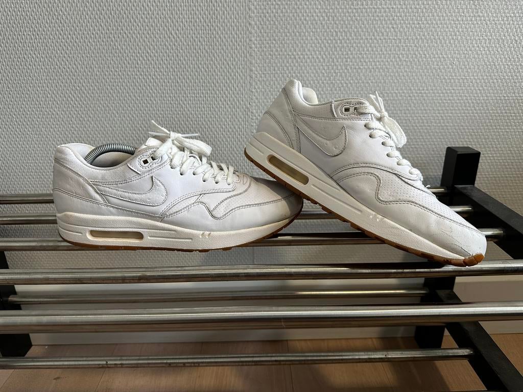 Nike Air Max1 White Gum 705007-111 Size 43, Kleding | Heren, Schoenen, Nike air max, Wit, Ophalen of Verzenden, Sneakers of Gympen