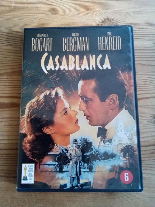 Casablanca 1943 met Humphrey Bogart & Ingrid Bergman, Cd's en Dvd's, Dvd's | Klassiekers, Zo goed als nieuw, 1940 tot 1960, Ophalen of Verzenden
