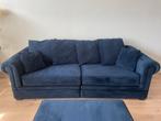 Rofra Sacramento loungebank met hocker (donkerblauw), Ophalen, Gebruikt, 100 tot 125 cm, Driepersoons