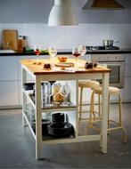 IKEA stenstorp kitchen island, Minder dan 100 cm, 25 tot 50 cm, Wit, Zo goed als nieuw