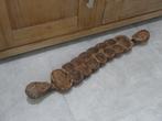 Antiek houten bordspel Mancala houtsnijwerk bonen spel, Ophalen of Verzenden