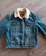 Levi's gevoerde spijkerjas teddy vintage S, Levi’s, Ophalen of Verzenden, Gedragen, Blauw