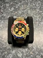 Rolex Daytona Regenboog Diamant Herenhorloge, Polshorloge, Nieuw, Ophalen of Verzenden, Rolex