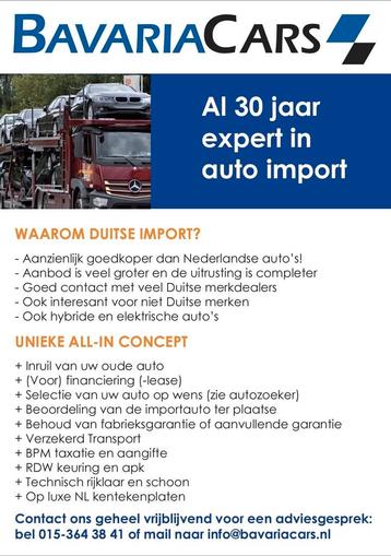 Auto import expert BavariaCars B.V. BPM indicatie beschikbaar voor biedingen