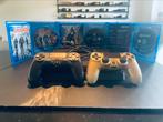 PlayStation 4   met 2 controllers  en 3 spellen, Spelcomputers en Games, Spelcomputers | Sony PlayStation 4, Ophalen, Met 2 controllers