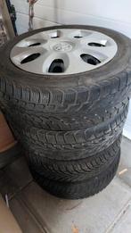 Opel Adam Winterbanden met stalen velgen 185/60R15, Auto-onderdelen, Ophalen, Gebruikt, 15 inch, Banden en Velgen