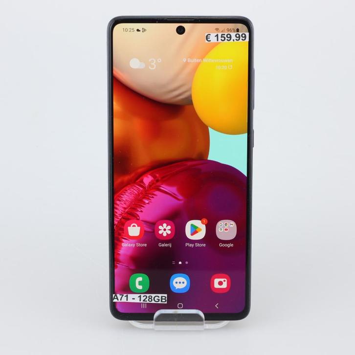 Samsung Galaxy A71 128GB Prism Black, Telecommunicatie, Mobiele telefoons | Samsung, Zo goed als nieuw