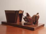 Schattig Art Deco doosje van hout met hondje, Antiek en Kunst, Ophalen of Verzenden
