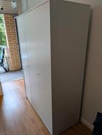 IKEA KLEPPSTAD Wardrobe with 3 doors, white, 117x176cm, Ophalen, 100 tot 150 cm, 100 tot 150 cm, Meerdere deuren