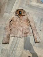 Vintage leren jasje Sluisleder maat S, Kleding | Dames, Ophalen of Verzenden, Zo goed als nieuw, Maat 38/40 (M), Zwart