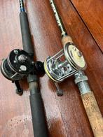 2 x  Zeehengels  met reel, Ophalen of Verzenden, Overige typen