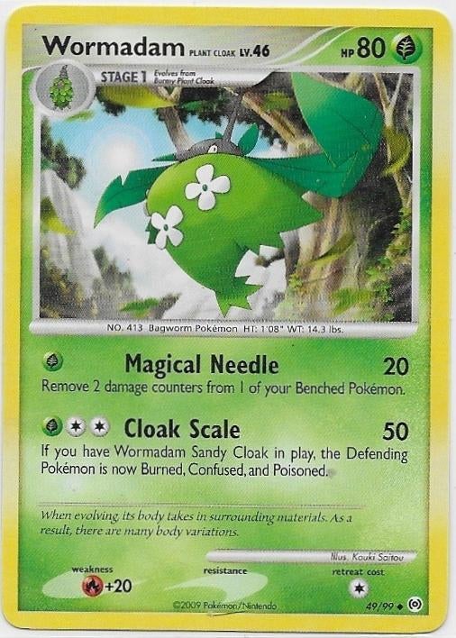 Arceus,  Wormadam [uncommon] 49/99, Ophalen of Verzenden, Nieuw, Losse kaart