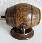 Miniatuur houten wijnvat met kraantje - vintage!, Huis en Inrichting, Ophalen, Zo goed als nieuw, Minder dan 5 flessen, Minder dan 50 cm