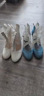 Elegante pumps met kant, Kleding | Dames, Schoenen, Pumps, Wit, Ophalen of Verzenden, Onbekend