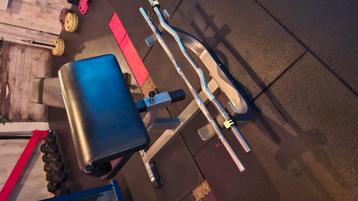 Preacher curl toestel parabody goede staat beschikbaar voor biedingen