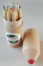 set 12 duurzame kleurpotloden in houten koker - geheel nieuw, Ophalen, Nieuw, Jongen of Meisje