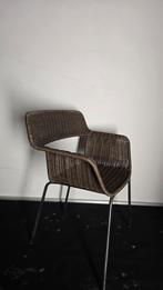 Set van 4 Stapelbare Stoelen, Ophalen, Gebruikt, Bruin, Metaal