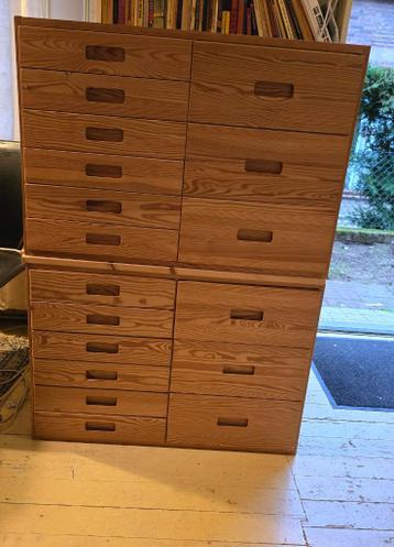 Ikea Ivar boekenkast zijpanelen planken kastjes lades - afbeelding 3