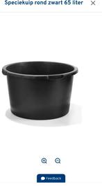 Zwarte speciekuip - 65 liter, Ophalen, Tuin, Kunststof, Minder dan 60 cm