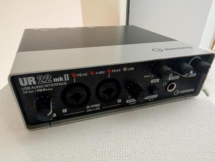 Fantastische Steinberg UR22 MKII (MK2), Computers en Software, Geluidskaarten, Zo goed als nieuw, Extern, Ophalen of Verzenden