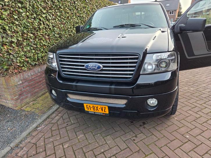 Ford F150 2006, Auto's, Bestelauto's, Particulier, Ford, LPG, Automaat, Origineel Nederlands, Zwart, Zwart, Leder, Vierwielaandrijving