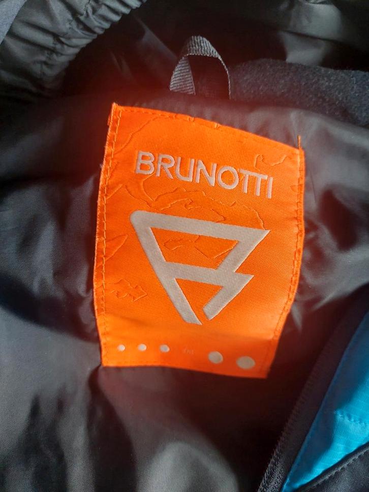 Brunotti Winterjas Jongens Maat 164 - Zo Goed Als Nieuw!, Kleding | Heren, Jassen | Zomer, Zo goed als nieuw, Overige maten, Blauw