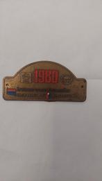 AMAC Tulpenrally 1980 Rallyschild, Ophalen of Verzenden