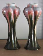 Art Deco vazen faience druppelvazen, Ophalen of Verzenden