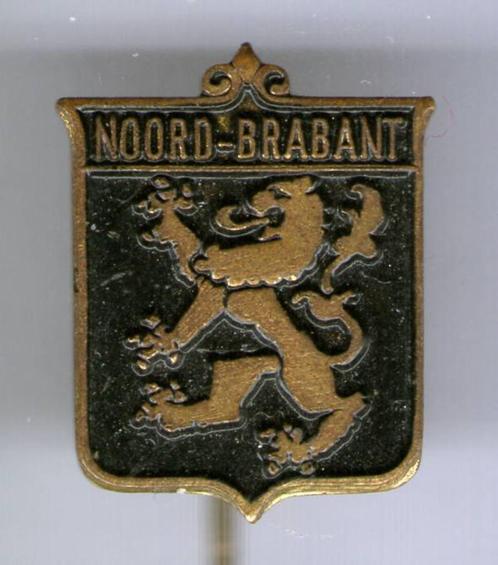 Noord Brabant zwart op koper provincie wapen speldje( U_103), Verzamelen, Speldjes, Pins en Buttons, Nieuw, Speldje of Pin, Stad of Land