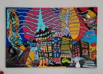 Schilderij abstract popart graffiti, Ophalen