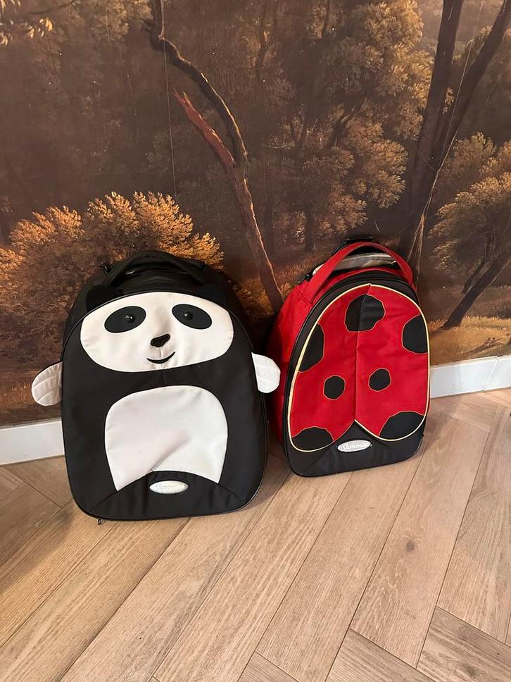 2 Samsonite Sammies kinderkoffertjes, Sieraden, Tassen en Uiterlijk, Tassen | Rugtassen, Zo goed als nieuw, Overige merken, 25 tot 40 cm