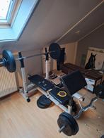 Bankdruk + curlstang en dumbbells, Ophalen, Zo goed als nieuw, Dumbbell