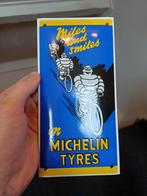 Miles and Smiles on Michelin Tyres bombe emaille bord, Ophalen of Verzenden