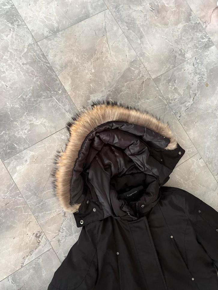 Copperose Winterjas - Maat S, Kleding | Dames, Jassen | Winter, Zo goed als nieuw, Maat 36 (S), Zwart, Ophalen of Verzenden