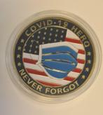 Challenge coin USA Covid-19 hero. Never forgot., Ophalen of Verzenden, Overige soorten, Amerika, Overige typen
