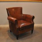 Rosan, schapenleren fauteuil i.z.g.s., Ophalen of Verzenden, Zo goed als nieuw, 50 tot 75 cm, Leer