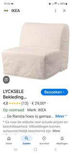Ikea bank/ slaapbank lycksele, Ophalen of Verzenden, Gebruikt, Tweepersoons, 200 cm