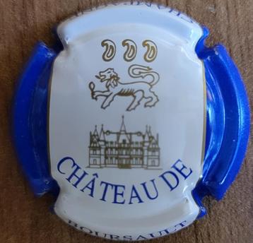Champagnecapsule Château de BOURSAULT wit & blauw nr. 27 beschikbaar voor biedingen