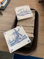 Delft blauwe tegeltjes 10x10cm, Doe-het-zelf en Verbouw, Tegels, Minder dan 5 m², Wandtegels, Keramiek, Gebruikt