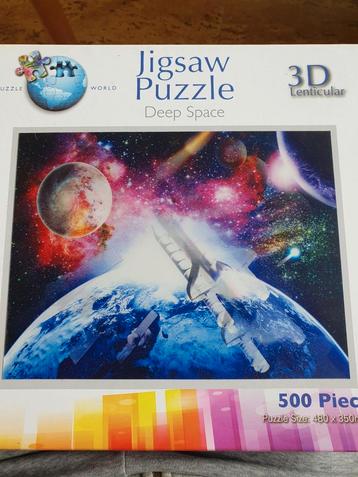 3D Jigsaw Puzzle Deep Space Lenticular 500 stukjes beschikbaar voor biedingen